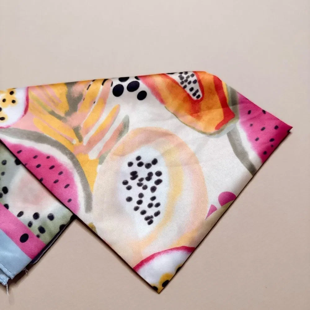 Colorful Fruit Pattern Scarf G34 - Picture 4 of 4
